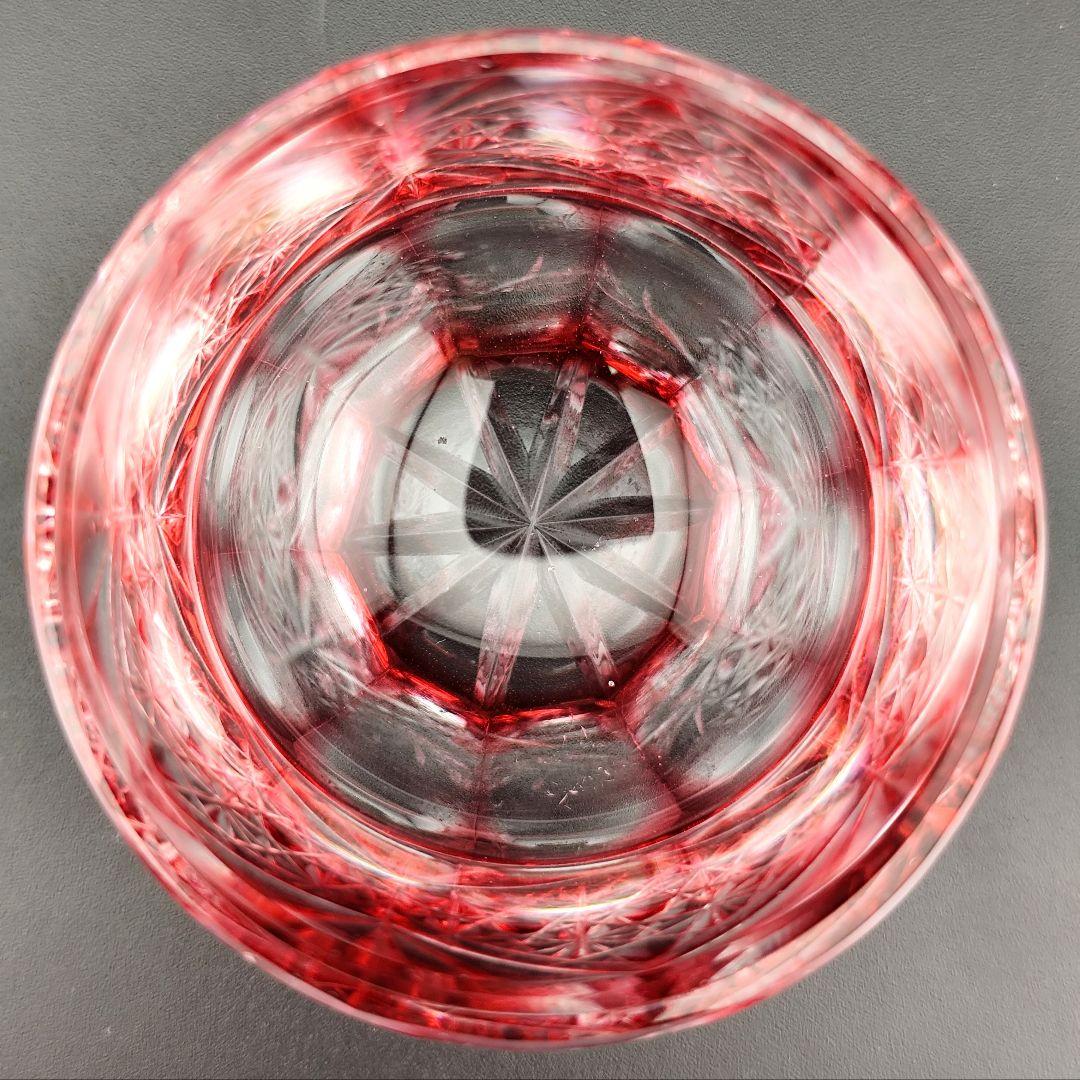 定価49500円☆薩摩切子 ぐい呑み 猪口 酒器（切子、江戸切子、薩摩切子）