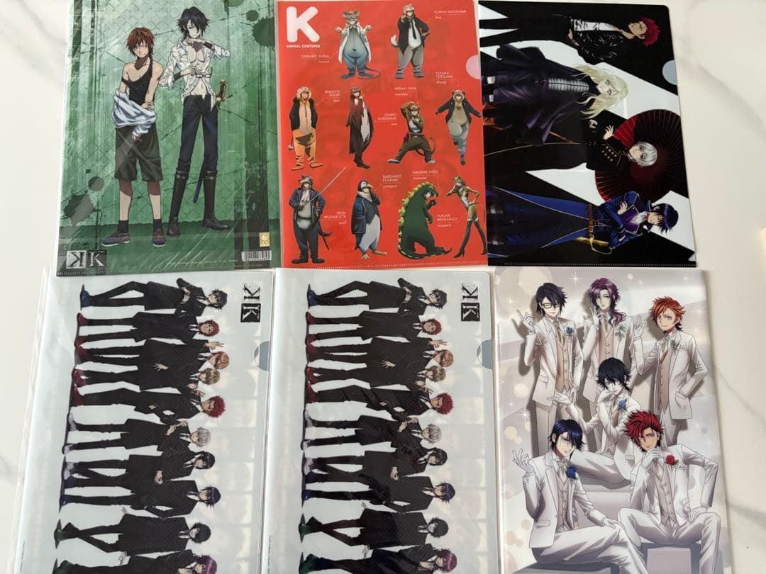 アニメK クリアファイル　アニくじ 特典 イベント FC