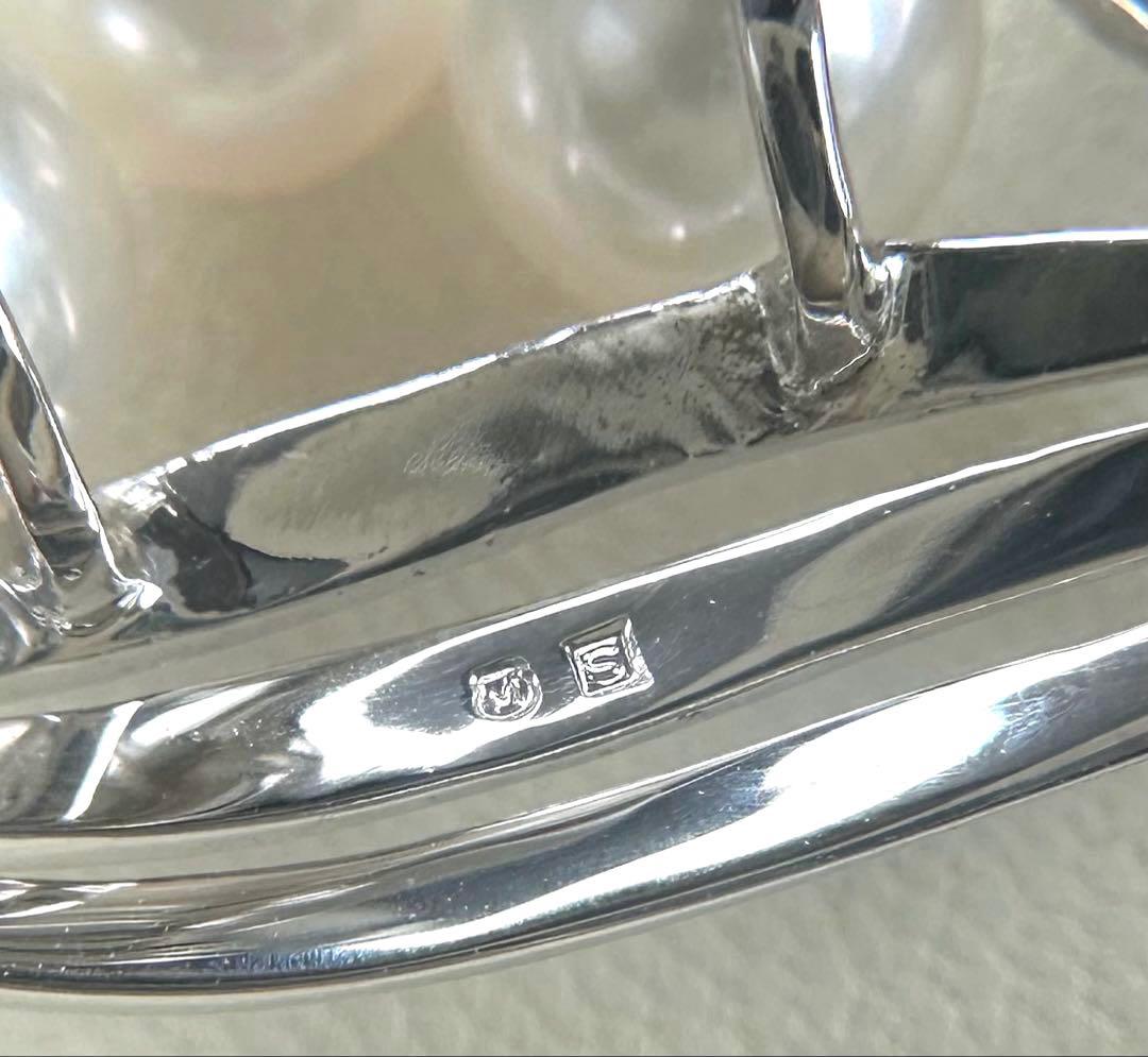 MIKIMOTO アコヤ真珠ブローチ SV