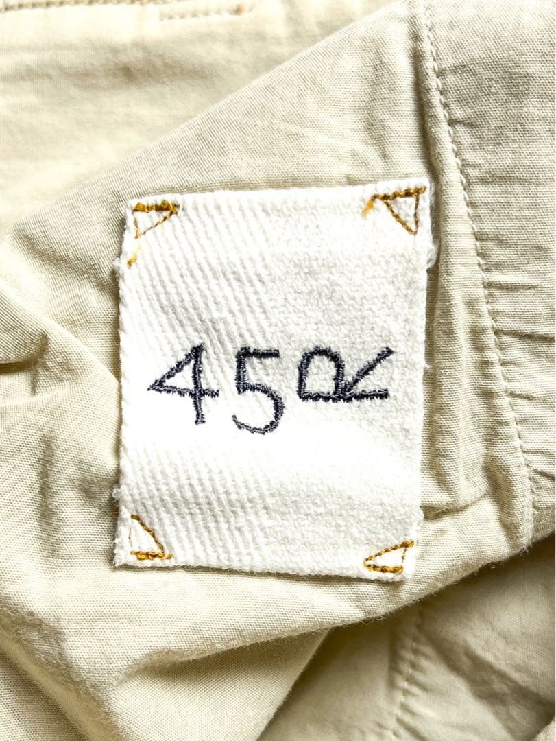 【45R】45rpm コットン100% おこめチノの908パンツ