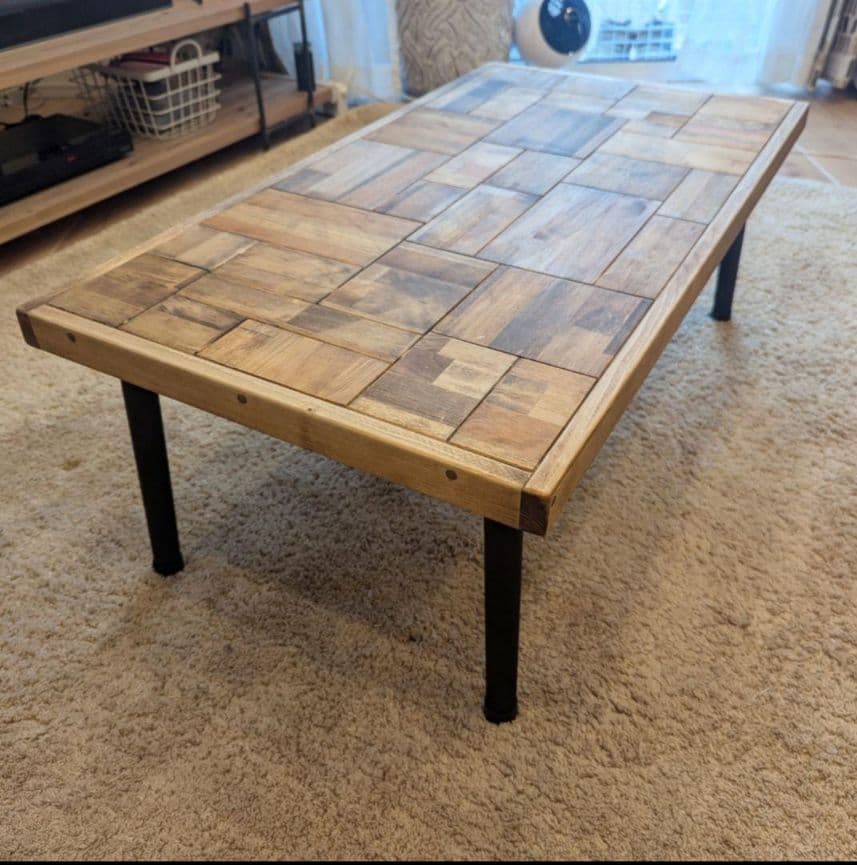 komachi.【現物につき】ローテーブル　木製テーブル　✨　ハンドメイド