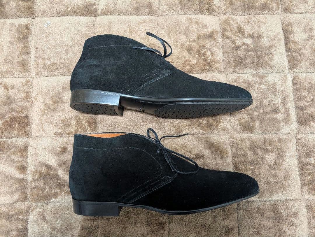 【試着のみ・付属品完備】Santoni サントーニ スエードブーツ 9.5