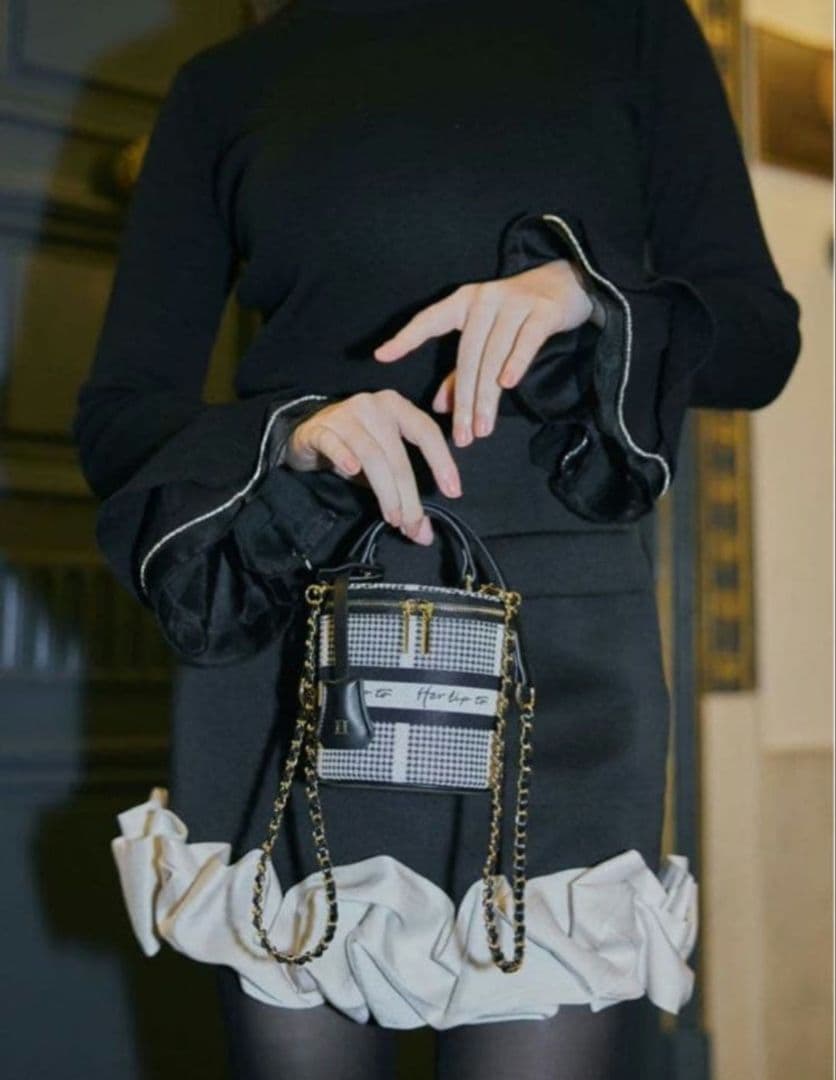 herlipto Jacquard Mini Vanity Bag 新品