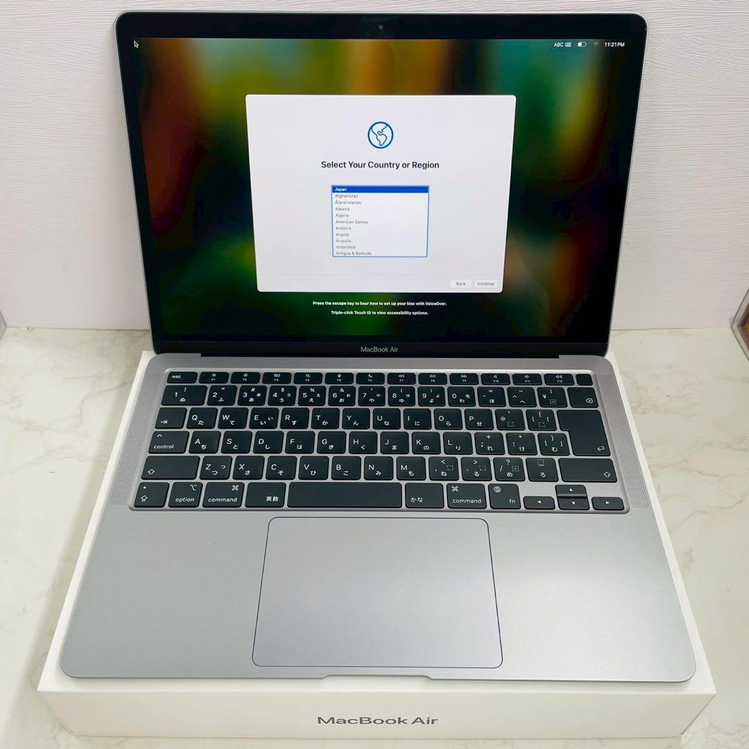MacBook Air 13インチ 2020 M1 8コア16GB 256GB