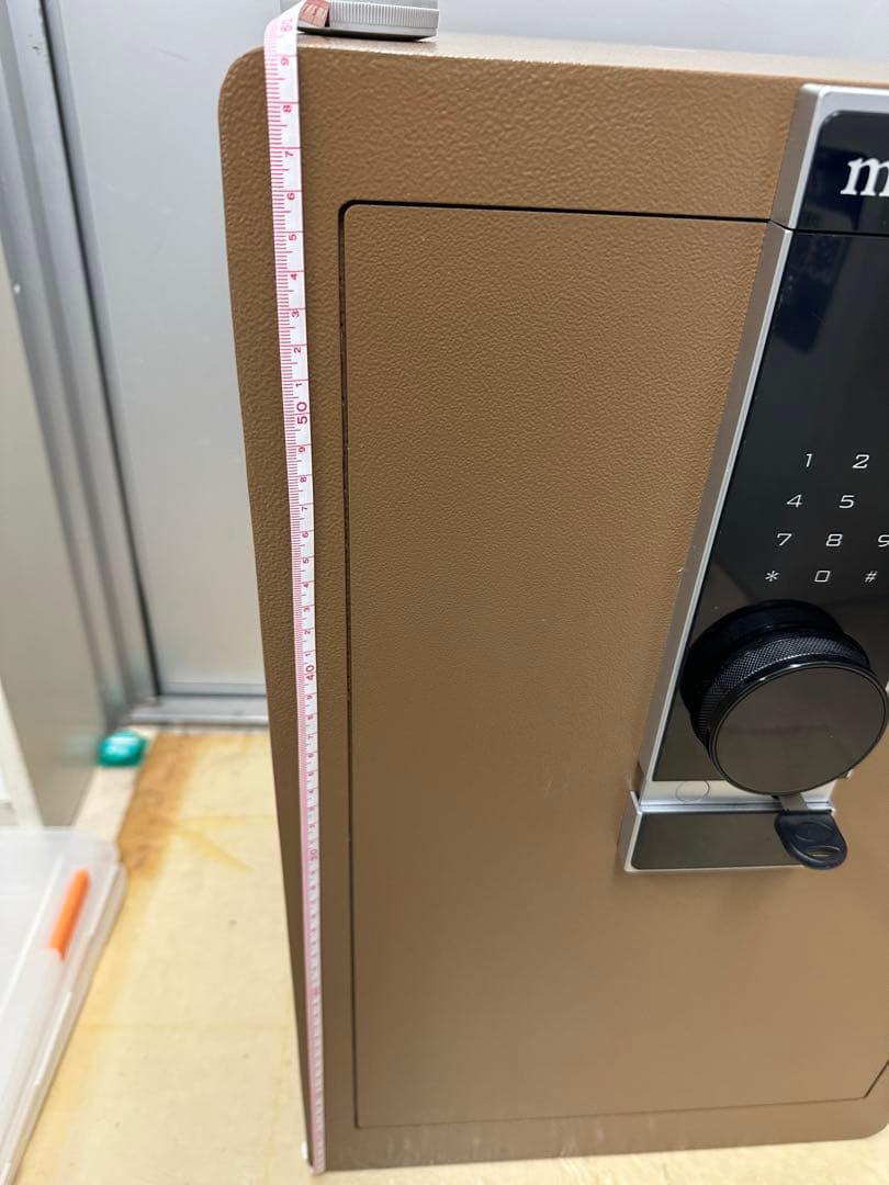 ★未使用★ Minesto 耐火金庫 ダイヤル式電子ロック付き 大容量