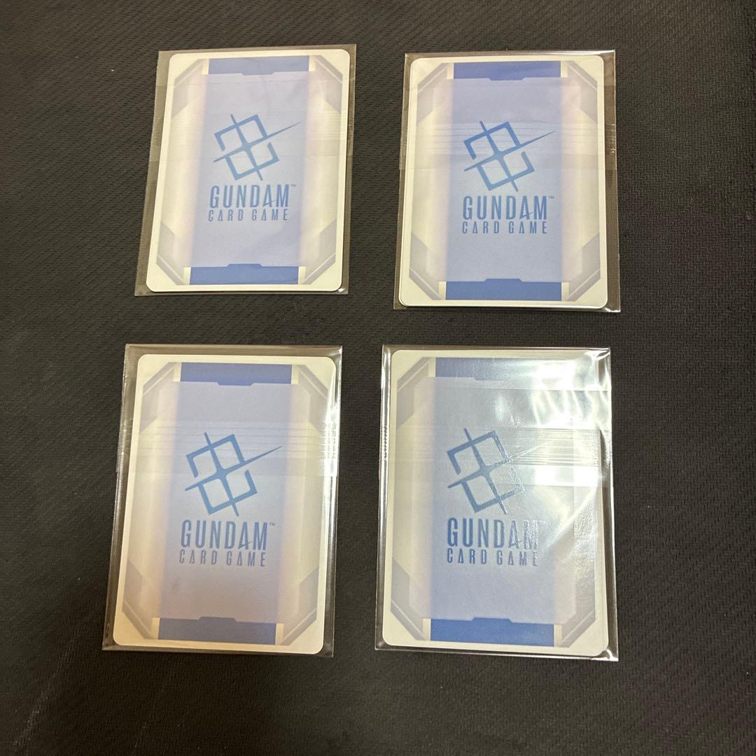 ガンダムカードゲーム　キラ・ヤマト＆ストライクガンダム　プロモ4セット