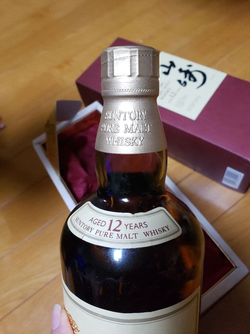 期間限定値下げ！山崎 12年 旧ラベル ピュアモルト 750ml 赤箱入り