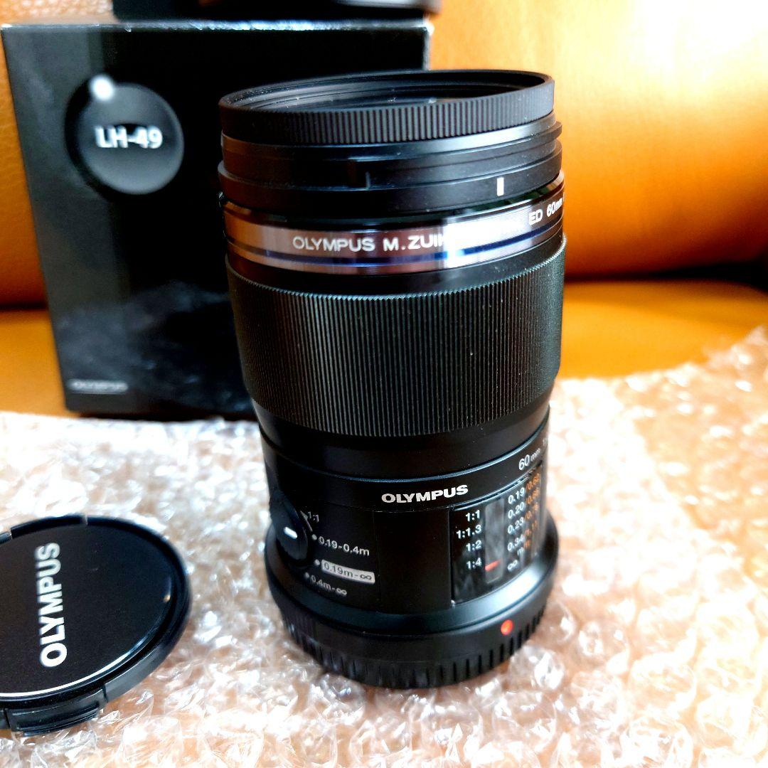 極美 M.ZUIKO ED 60mm F2.8 Macro＋フード＋純正フィルタ