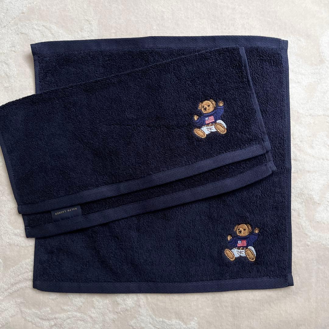 【新品】RalphLaurenラルフローレンポロベアタオル4枚セット《送料無料》