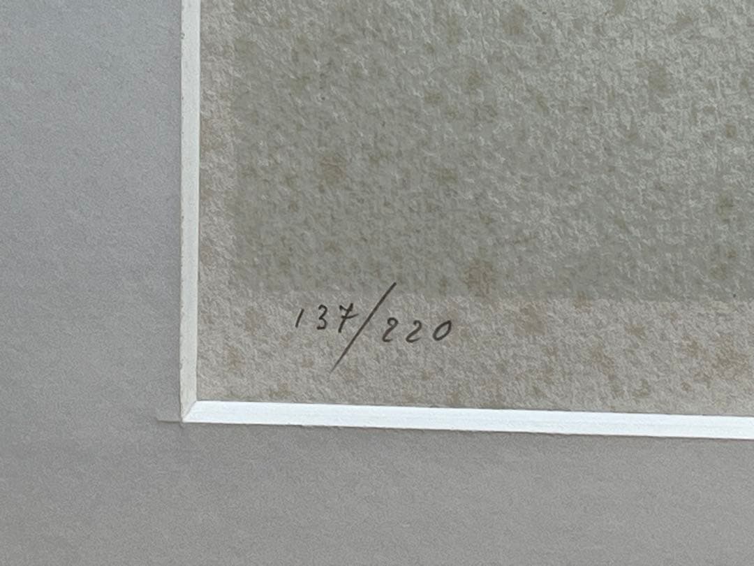 真作保証 クロード・ガヴォー 「ベニスの朝」 リトグラフ 限定220枚