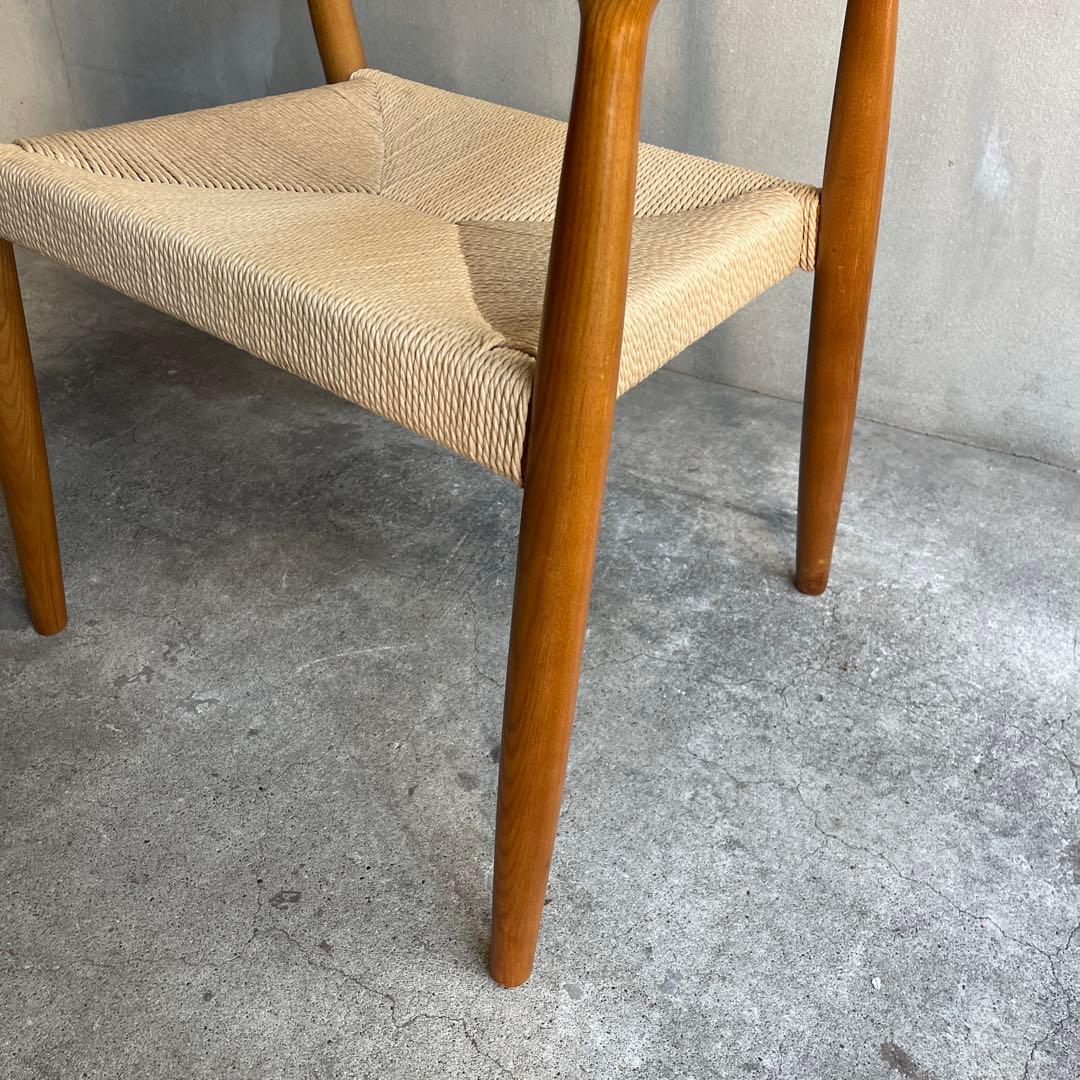 ペーパーコード　ダイニングアームチェア　天然木無垢材