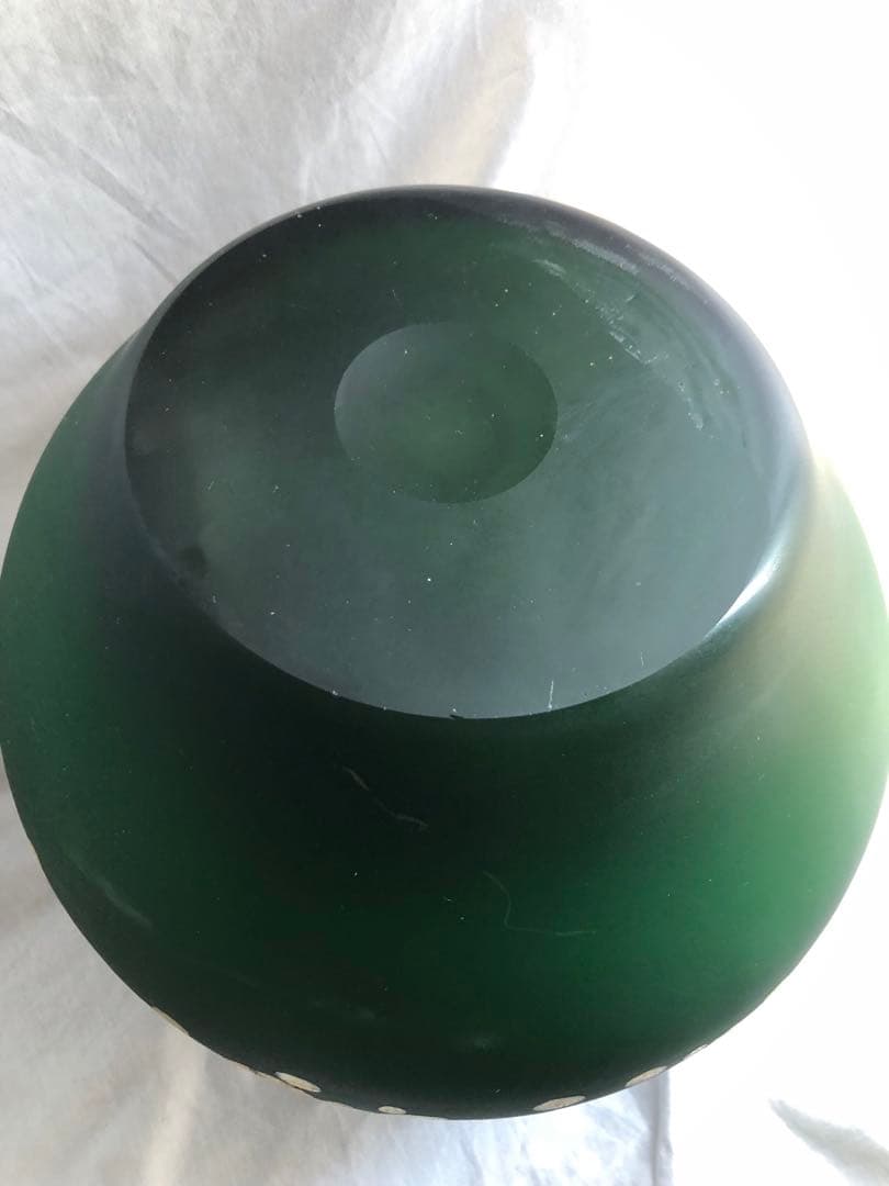 ●骨董品●￼壺●花器●ガラス●河口馬次郎作