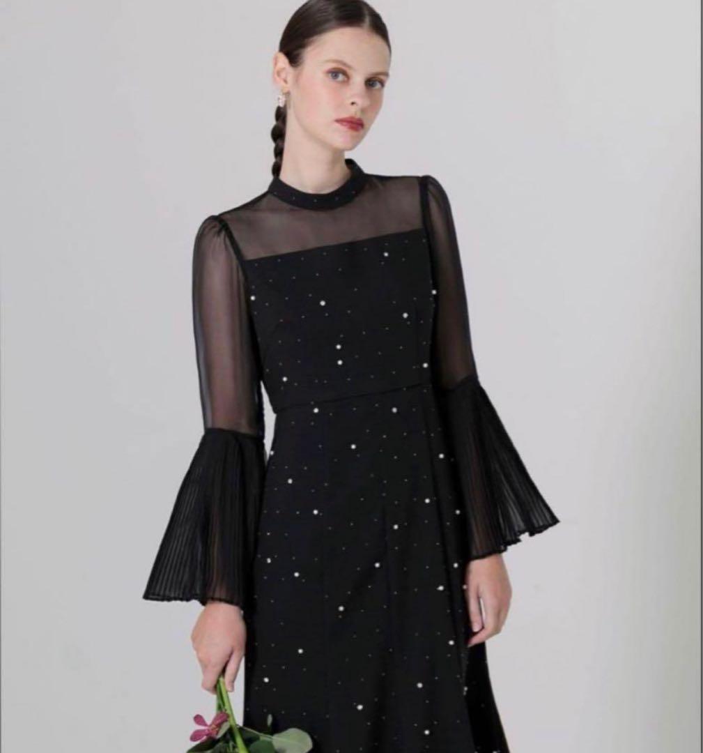 leja パールマーメイドドレス 黒