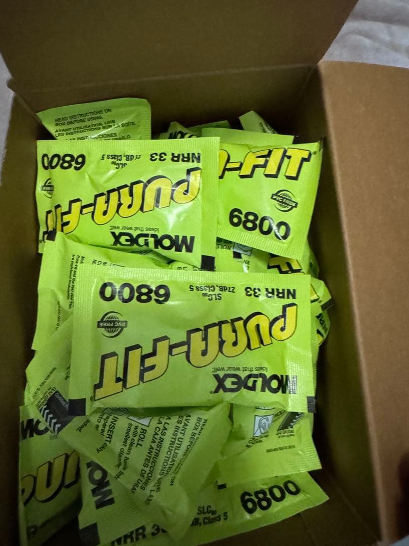 MOLDEX PURA FIT 6800 耳栓 バラ売り可