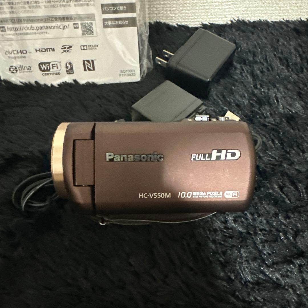 Panasonic HC-V550M デジタルハイビジョン ビデオカメラ