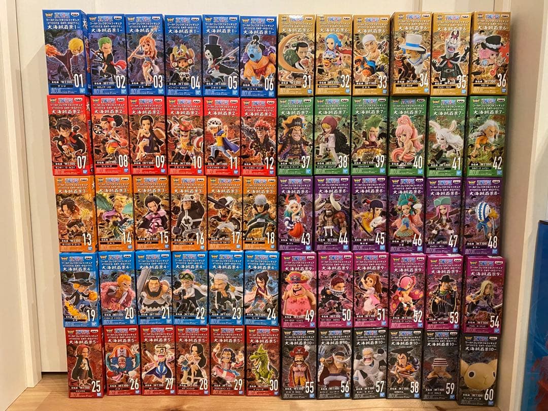 ワンピース　ワーコレ　大海賊百景　フィギュア　コンプリートセット