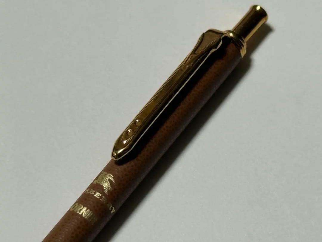 【ブランドペン3本】　カルティエボールペン　バーバリーボールペン　コーチ万年筆