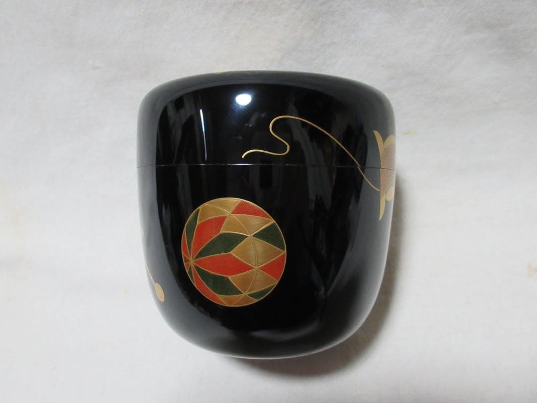 茶道具葵春造　棗　馬に玩具絵　共箱