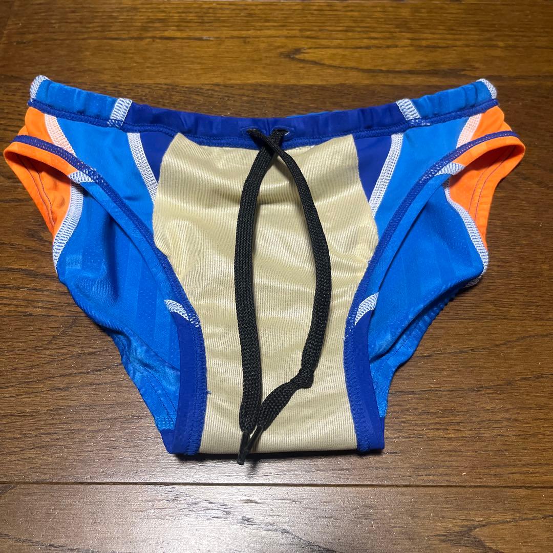 mizuno 競泳水着 メンズ ブルー Lサイズ FINA認証 青色