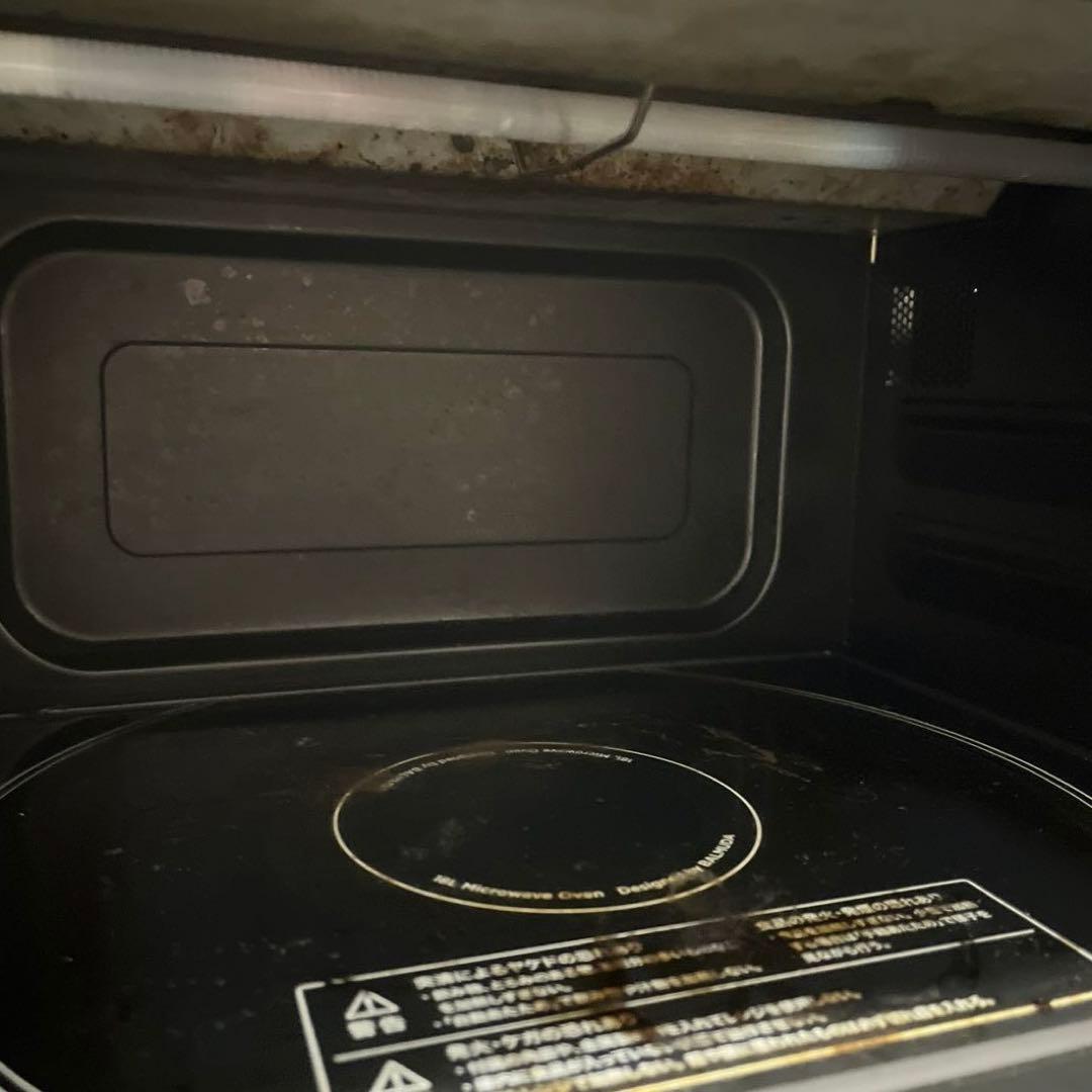 【ジャンク】BALMUDA オーブンレンジ ブラック（K04A-BK）