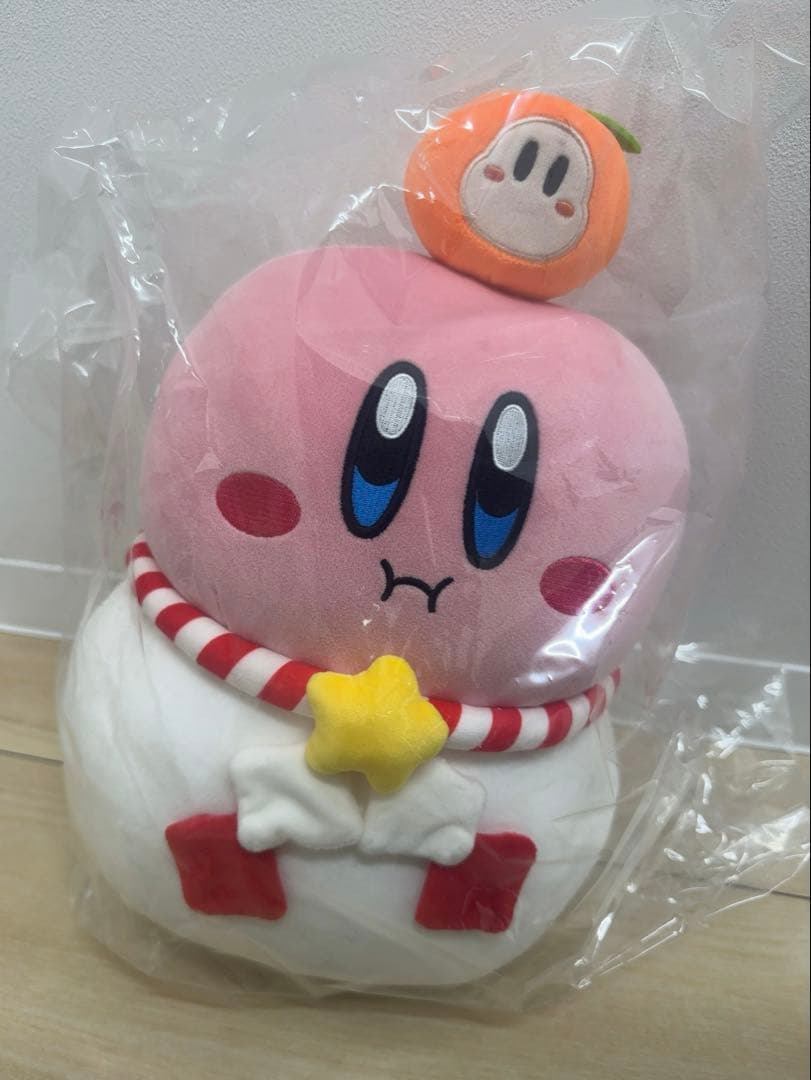 星のカービィおもちもちもち　ぬいぐるみ 大　郵便局　カービィ