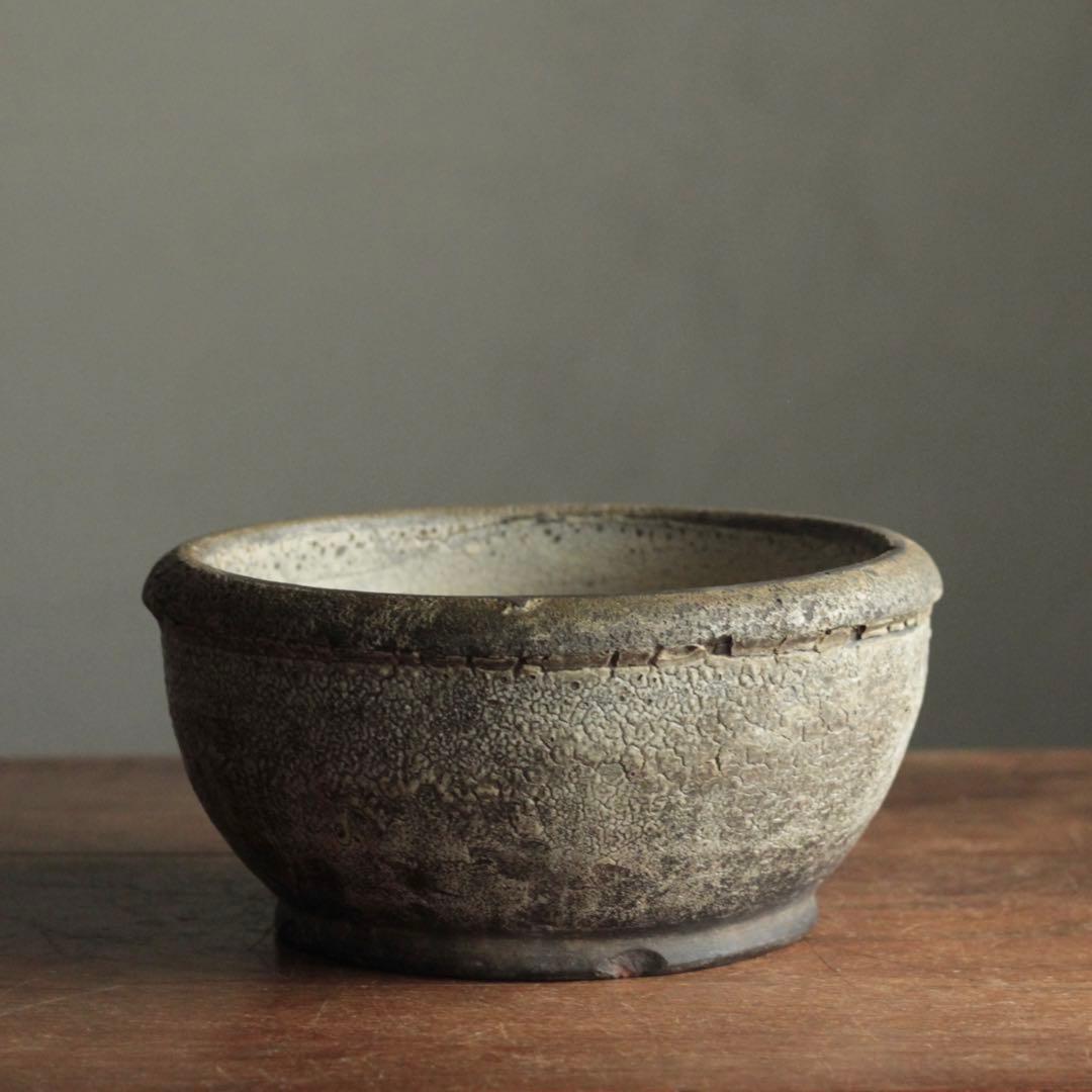 松代焼 失透釉 捏ね鉢 古美術 古道具 アンティーク 民芸