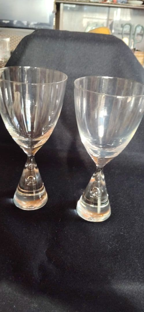 デンマークのヴィンテージワイングラス