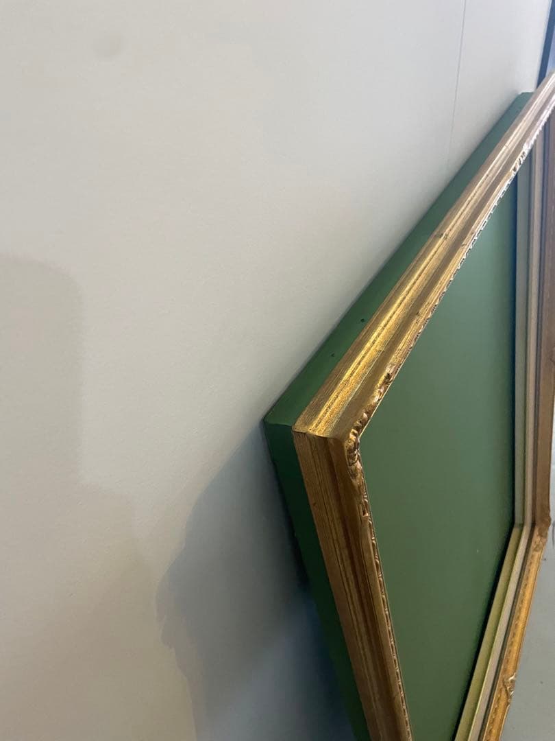 アンティーク調 美容室 鏡 フレーム