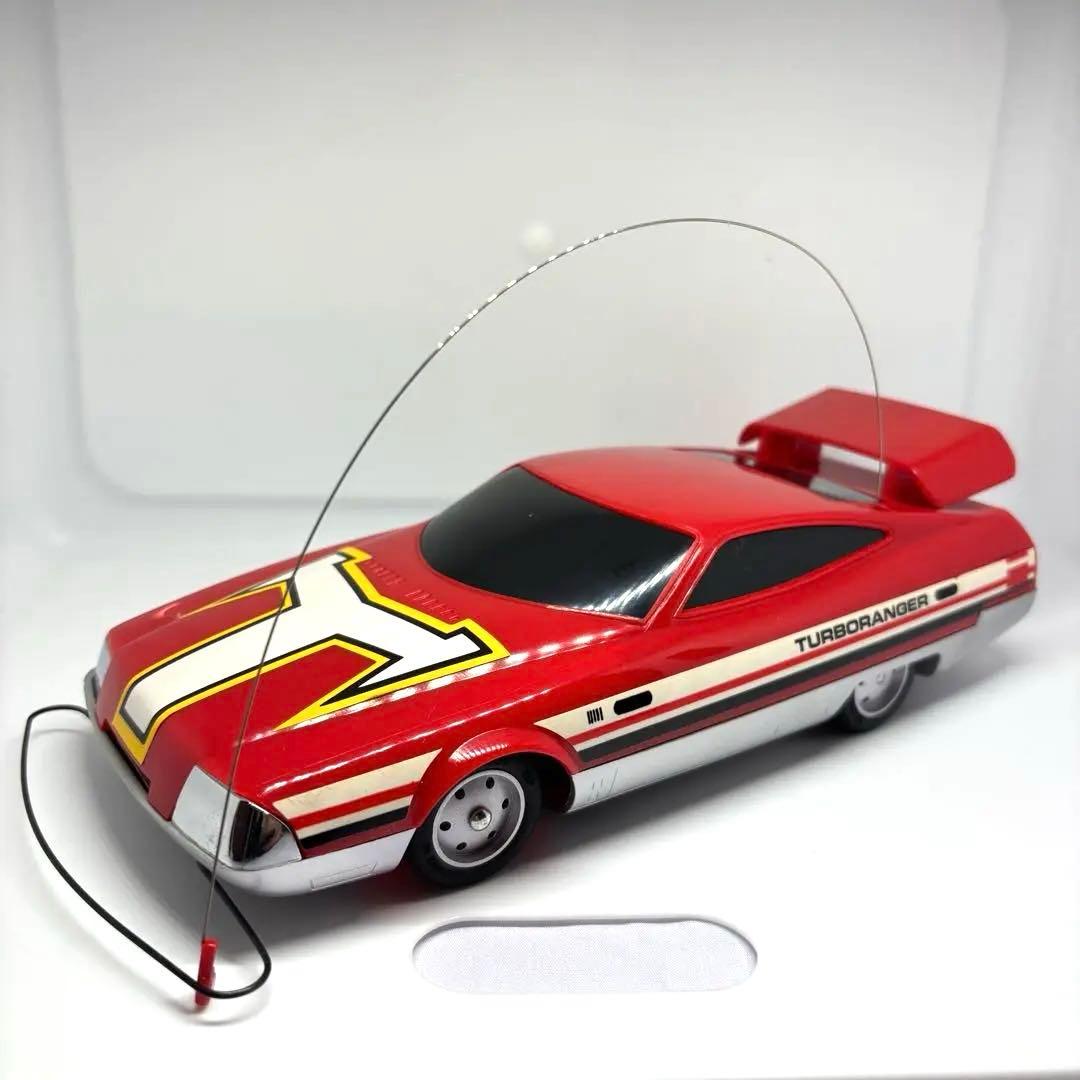 高速戦隊ターボレンジャー レッドターボマシン ラジコン ポピー 1989年当時物