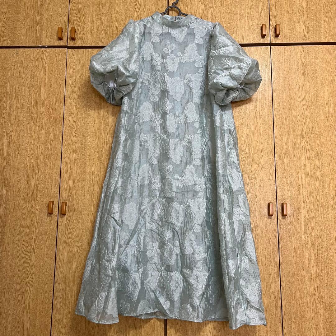 美品　haremode ハレモード ボリュームスリーブドレス　ワンピース