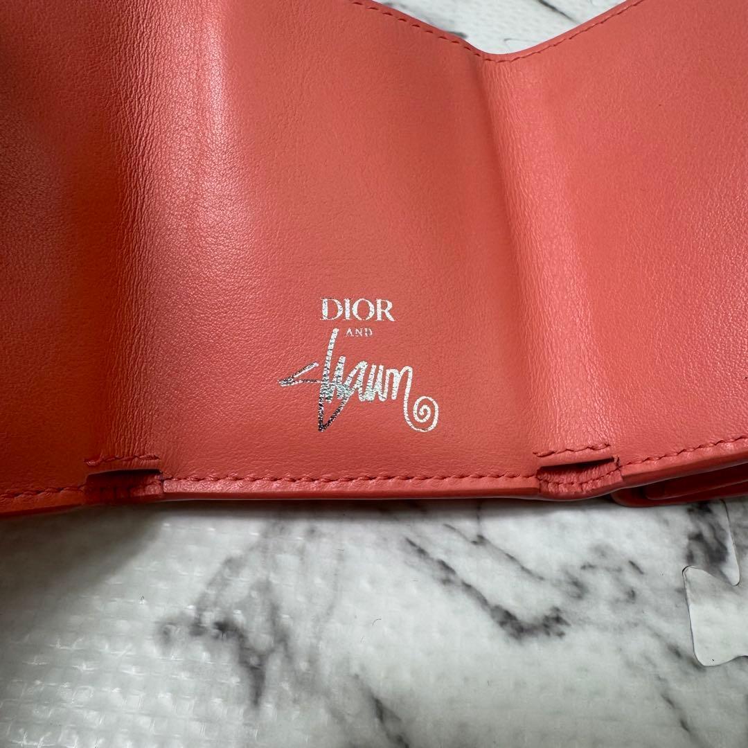 未使用級◎Dior x Shawn Stussy 三つ折り財布 コラボ　箱付き