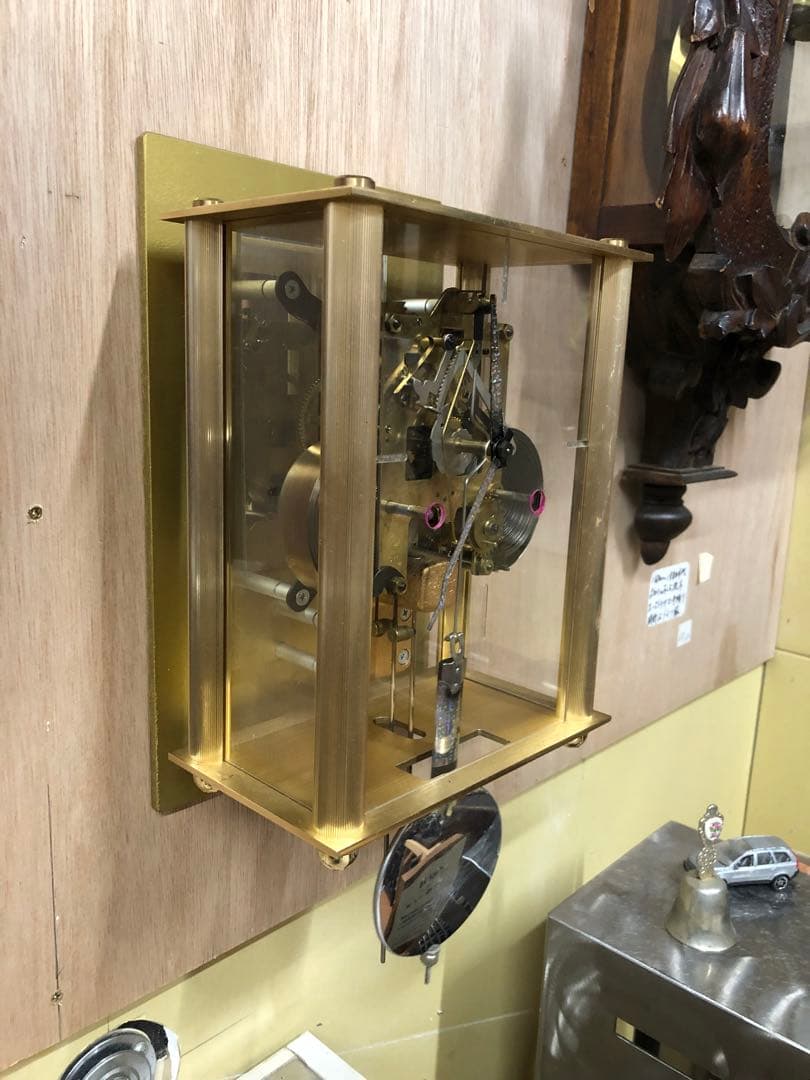 手作り時計 掛け時計 柱時計 アンティーク レトロ