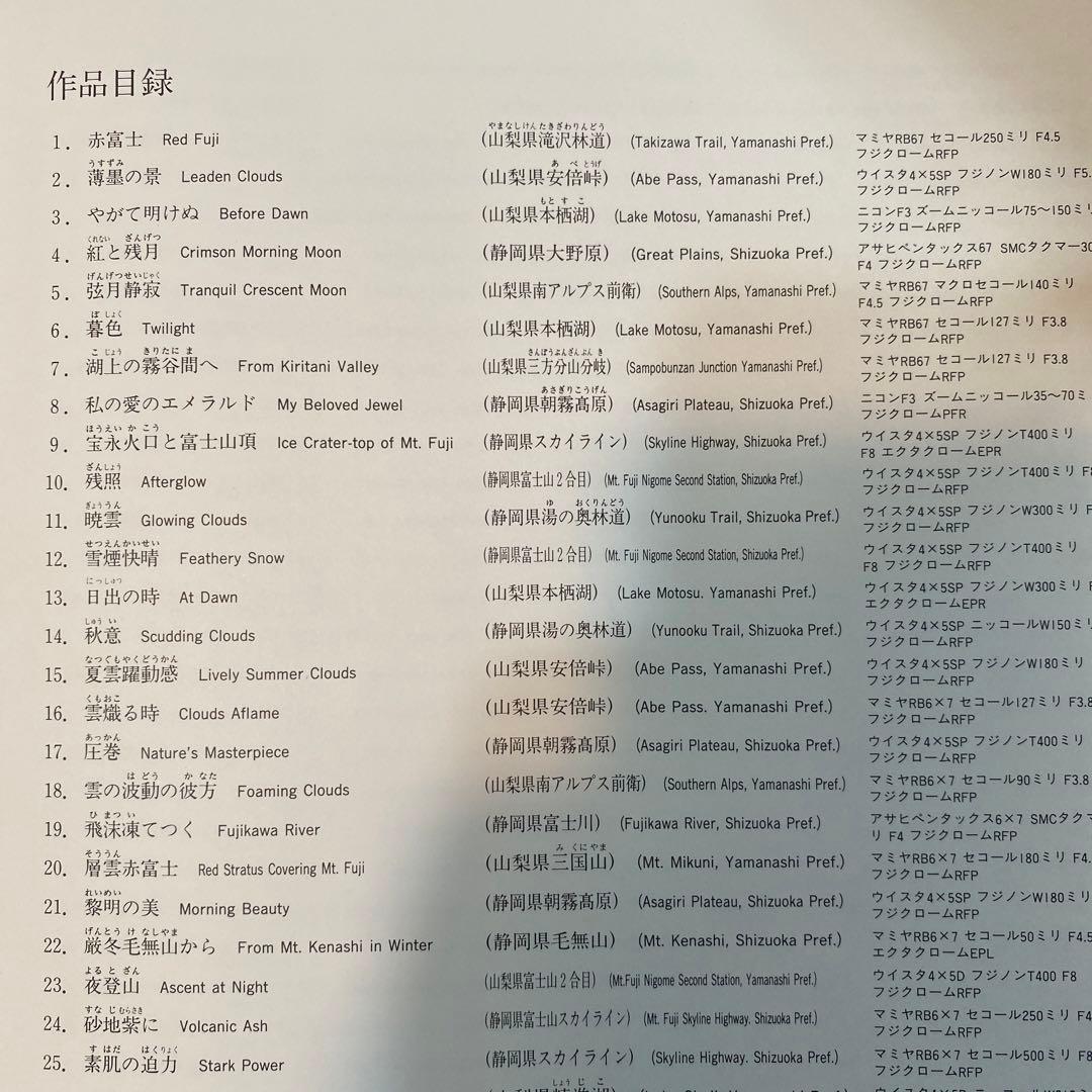 伊志井桃雲写真集　富士山　京都書院発行