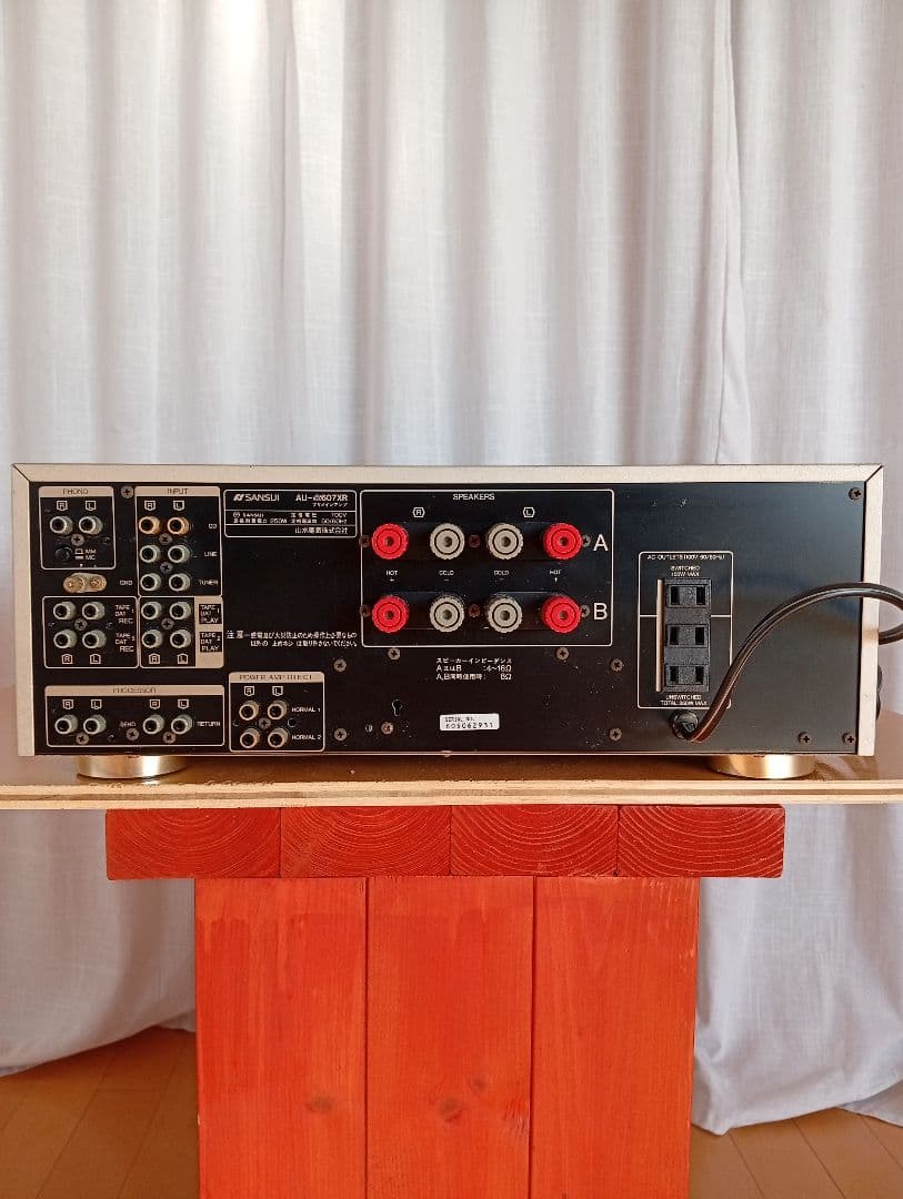 【美品】SANSUI AU‑α607XRプリメインアンプ（シャンパンゴールド）