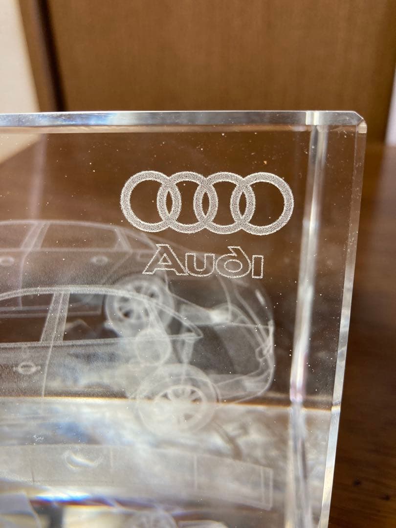 Audi S4 ガラスのオブジェ 置物 非売品
