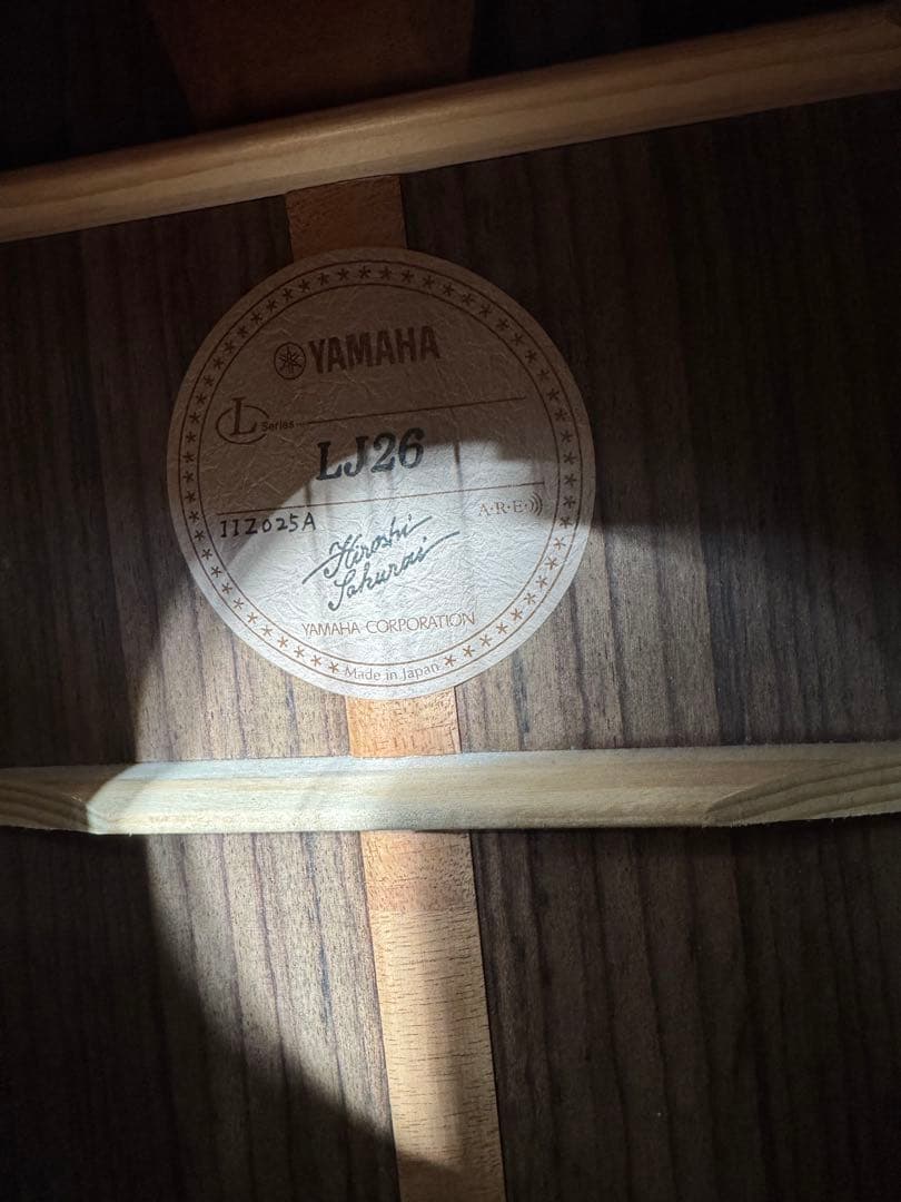 YAMAHA LJ26 ARE 2022年製 アコースティックギター
