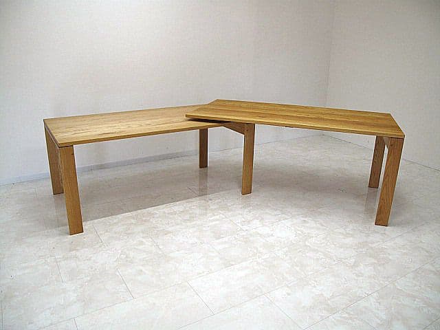 キトキ「WS21 hiraita」エクステンションダイニングテーブル 約38万