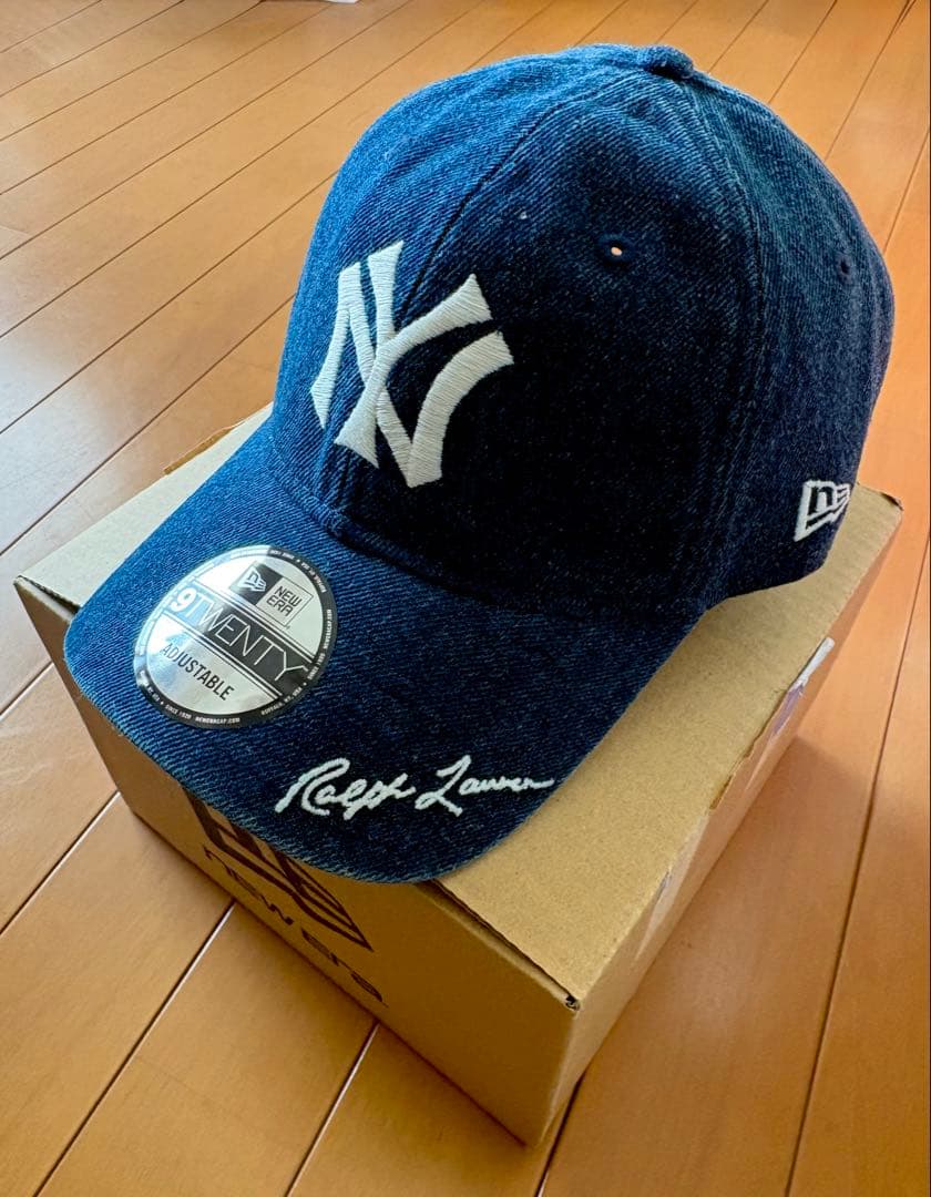 ポロラルフローレンヤンキースニューエラ 9TWENTYデニムキャップ