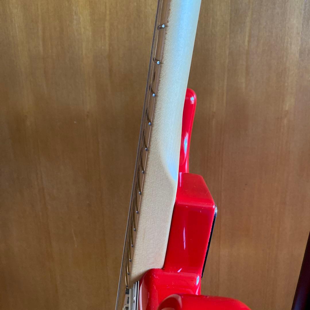 レッド エレキギター シングルコイル