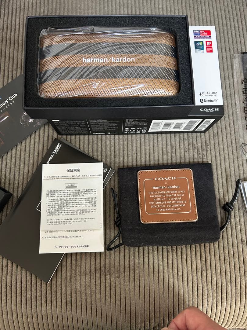 【美品】harman/kardon ESQUIRE MINI #COACHコラボ