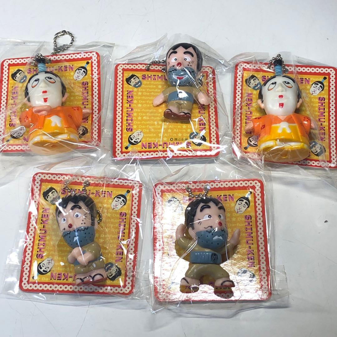 志村けん　ソフトキーホルダー　バカ殿　変なおじさん　キーホルダー　５点セット