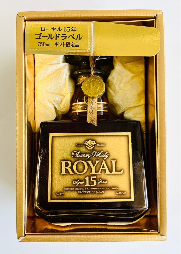 サントリーウイスキー　　 ロイヤル 15年 ゴールドラベル