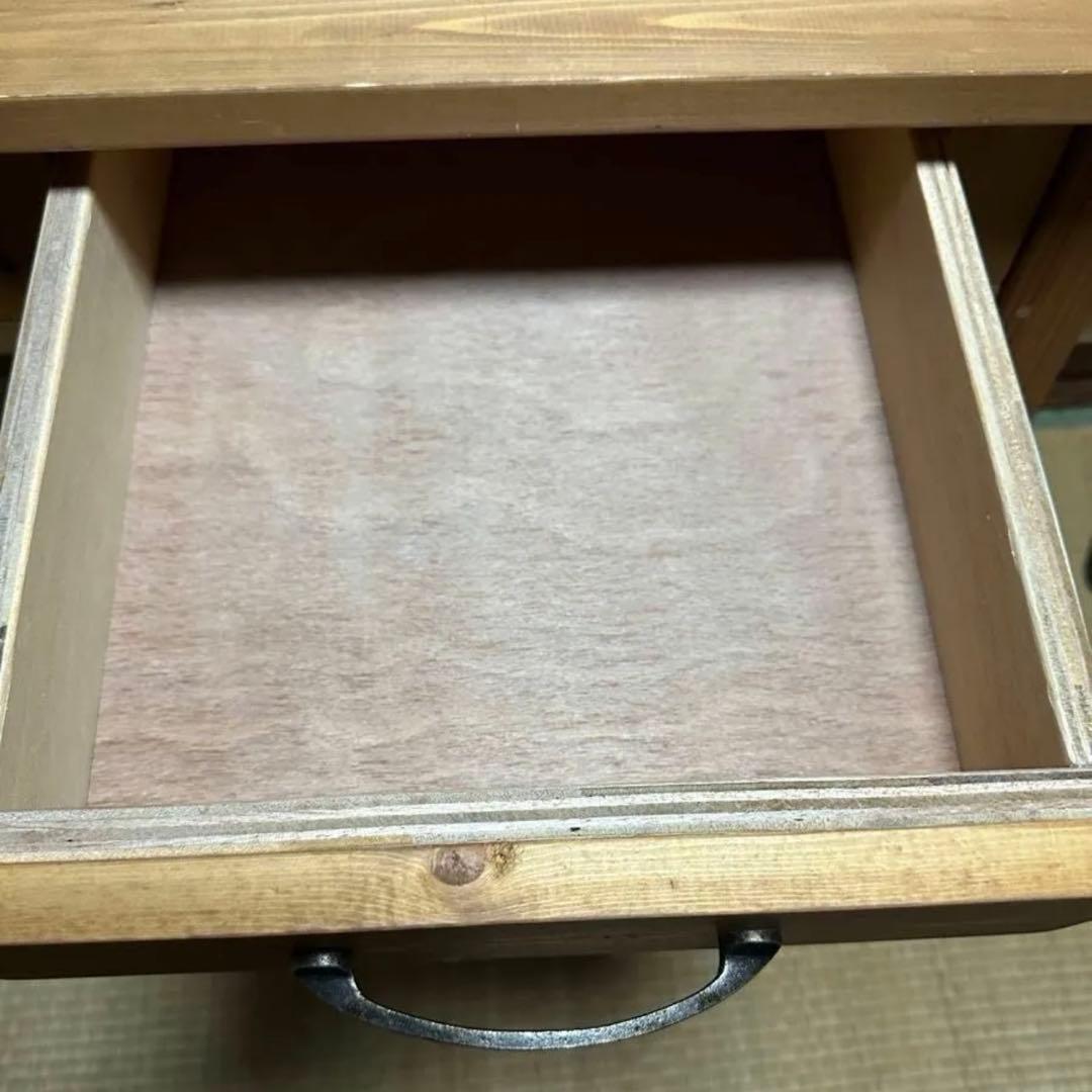 chibi ponta ☾⋆ 木製引き出しテーブル