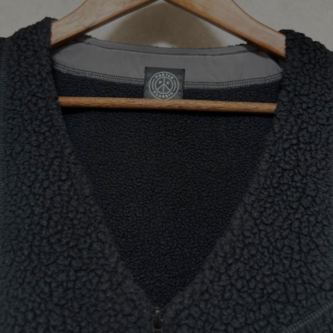 トップス PORTER CLASSIC FLEECE ZIP VEST size:3