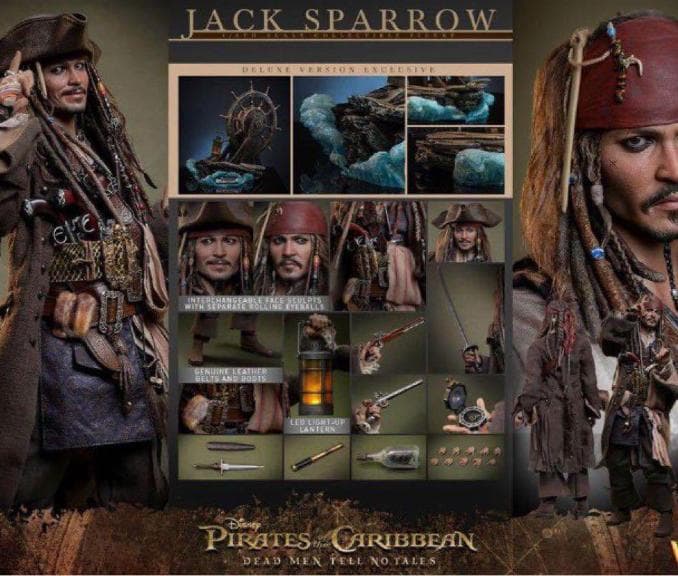 ホットトイズ DX37 ジャック・スパロウ（2.0版） 通常版 1/6 DX