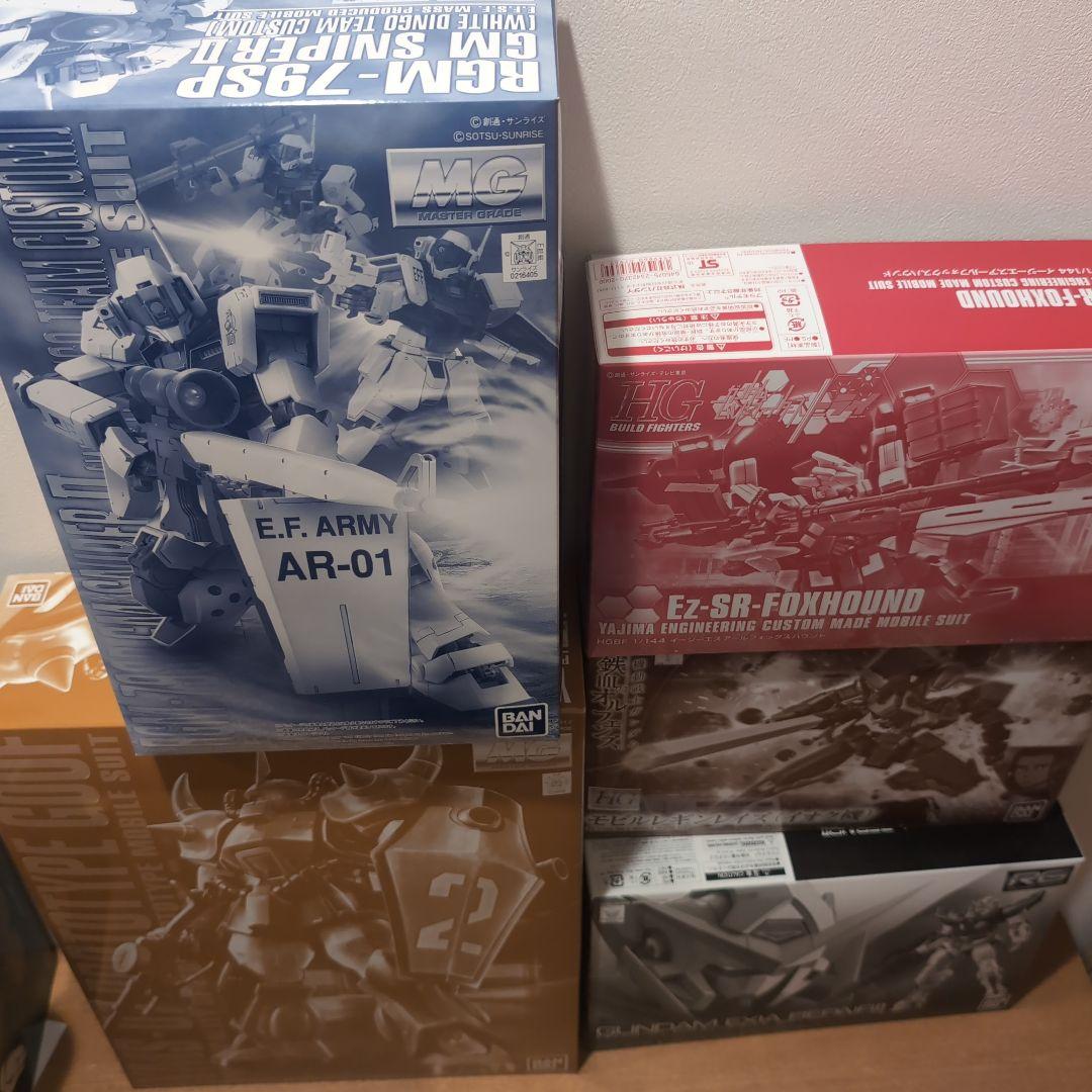 ガンプラセット YMS-07 RGM-79SP 他　 計5箱セット
