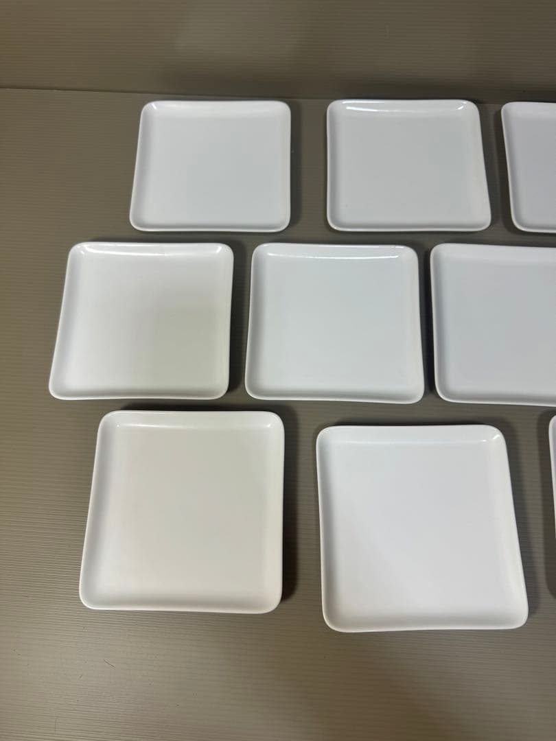 2231 香蘭社　白磁　皿　10客　未使用