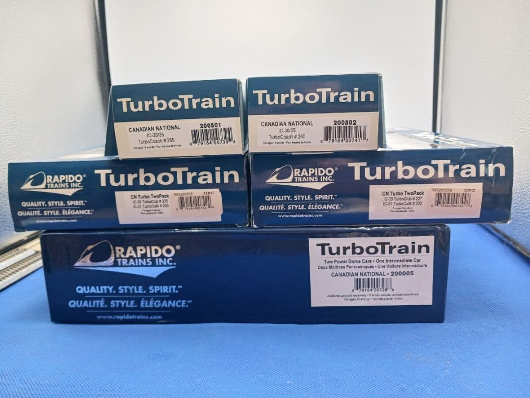 Rapido Trains カナディアン・ナショナル鉄道 ターボトレイン