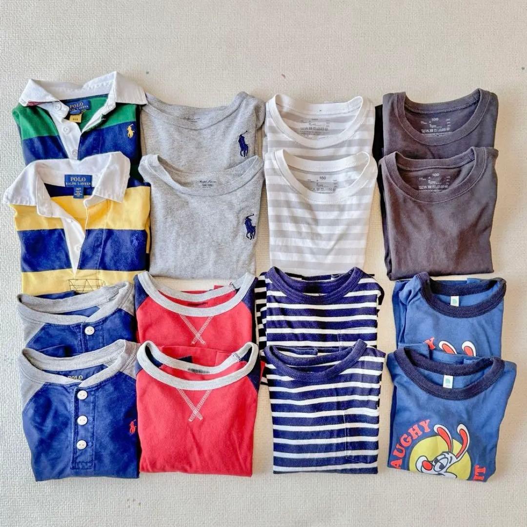 ラルフローレン gap含む16点まとめ売り！双子用 90〜100サイズ 春服