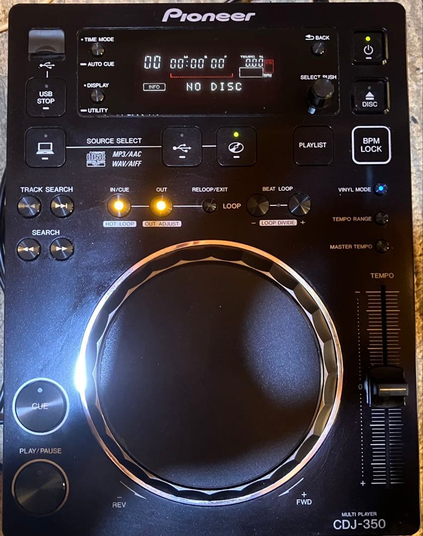 Pioneer CDJ-350 USB対応 DJ機材